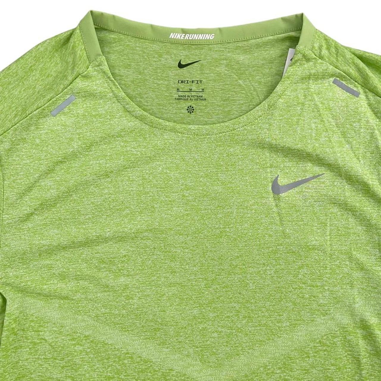 Nike Dry Fit Rise 365 Mens Running T-Shirt Green