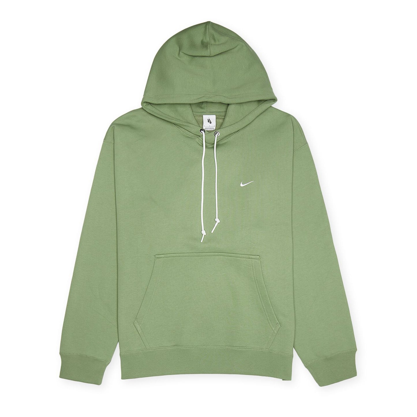 Nike Solo Swoosh Fleece Hoodie Oil Green