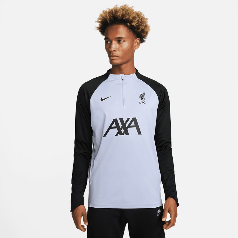 Nike Liverpool Storm-Fit Strike Winter Warrior 1/4 Zip Drill Top - Purple/Black