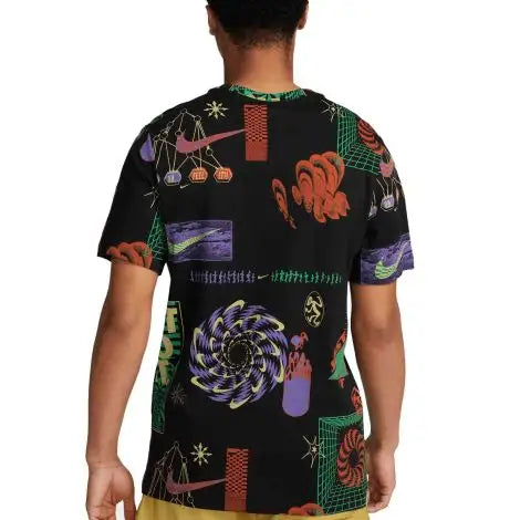 Nike Men's T-Shirt Festival Aop Black