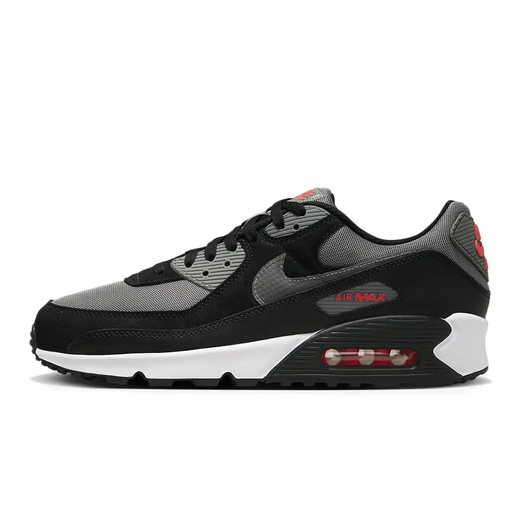 Nike Air Max 90 Black Red Grey