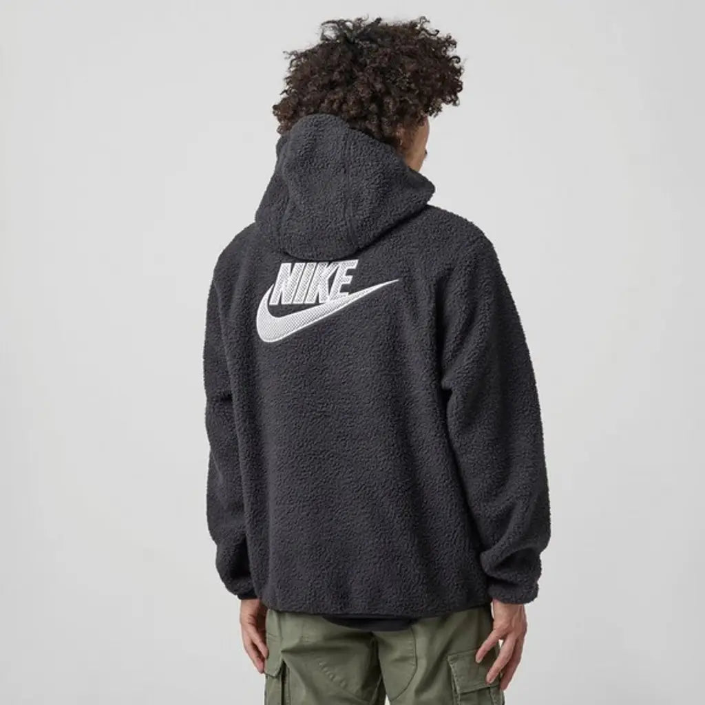 Nike Sherpa Overhead Hoodie Black
