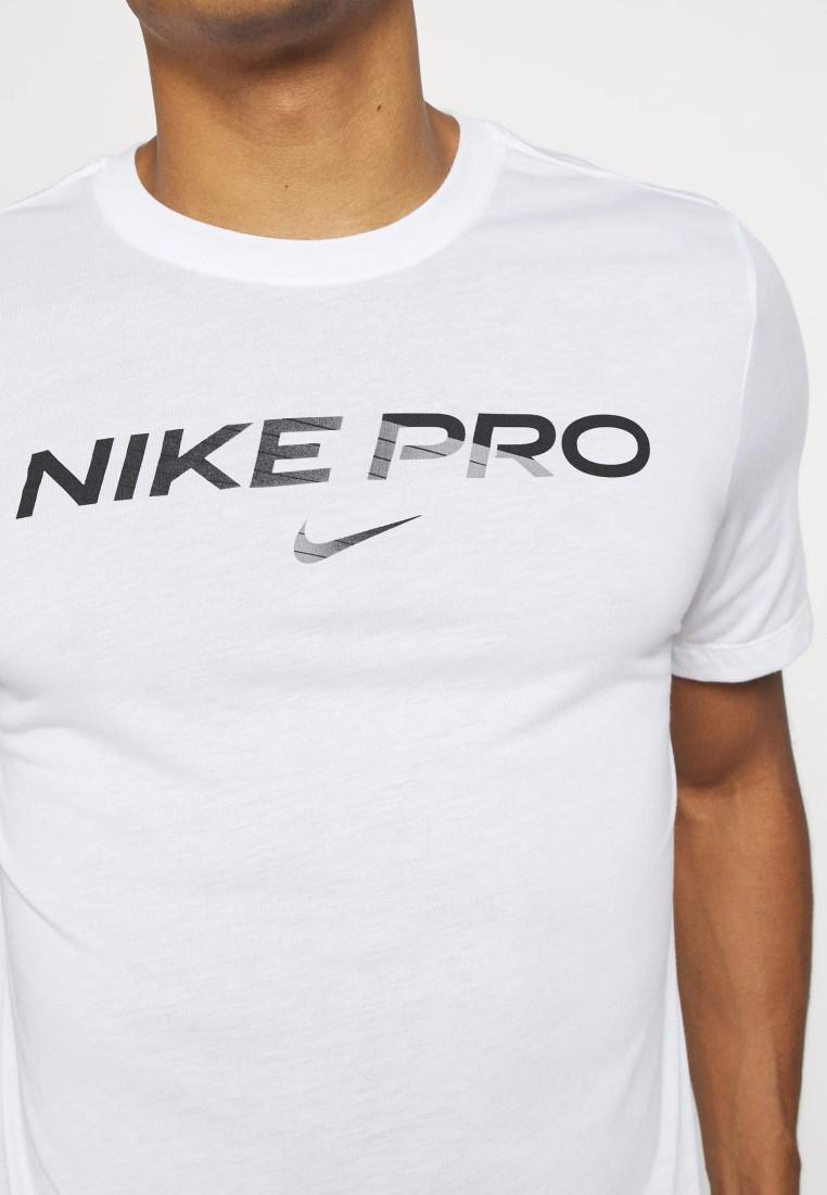 Nike Pro Dri Fit T Shirt White