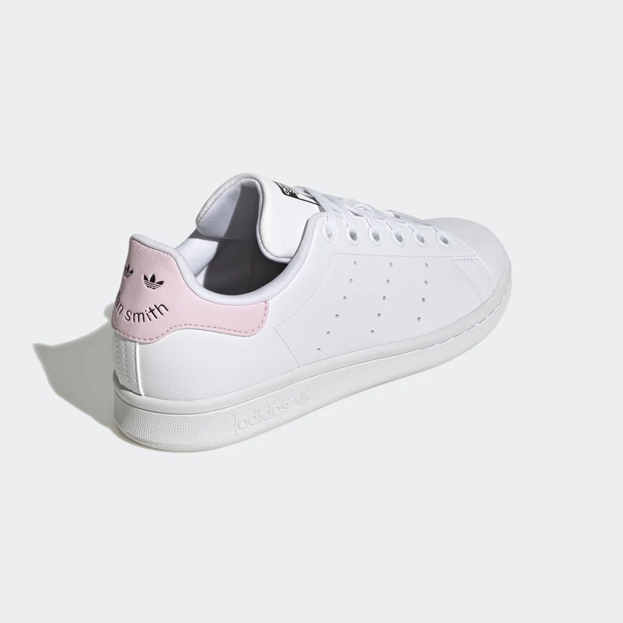 Adidas Stan Smith Gs Trainers White Pink Core Black