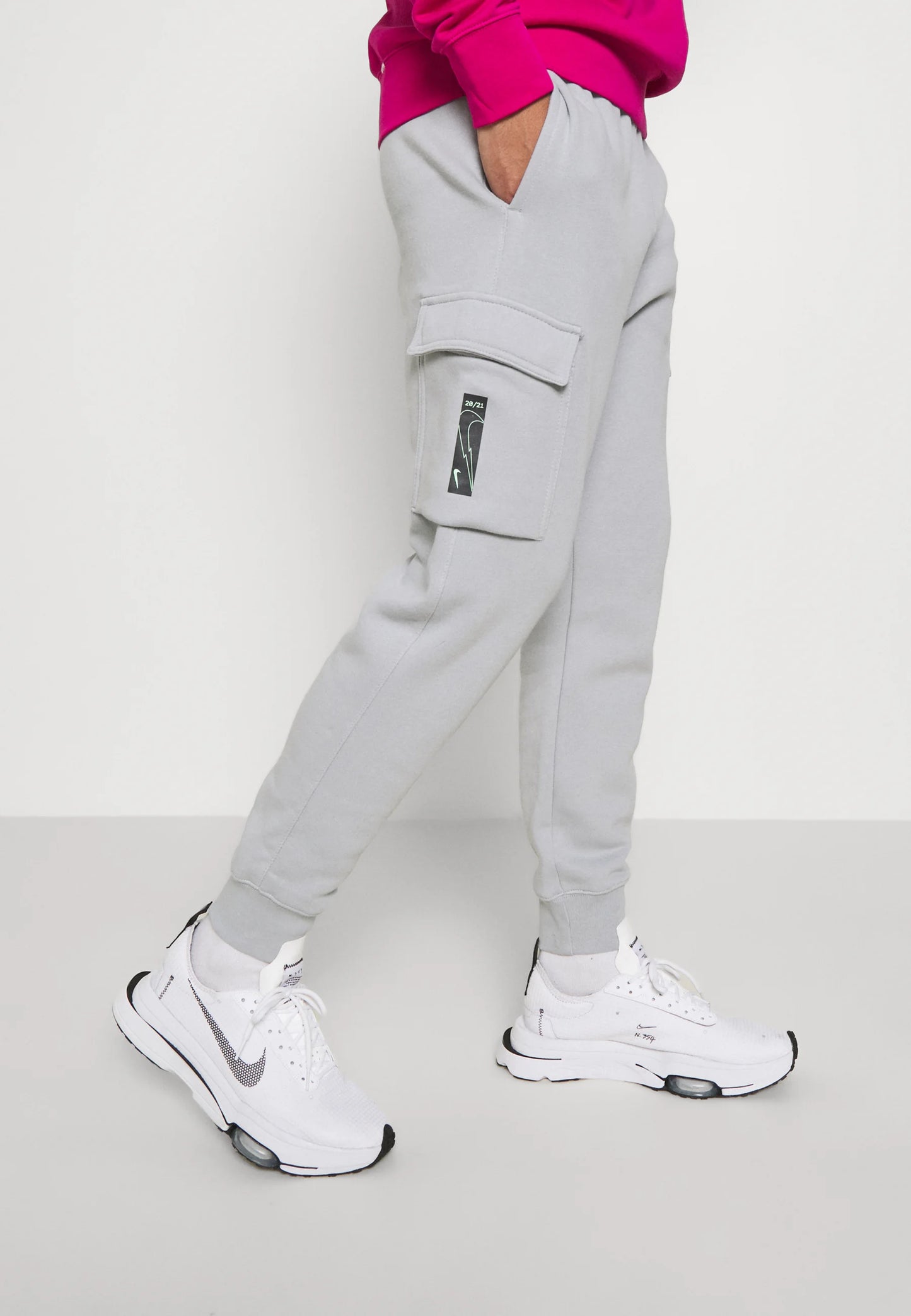 Nike Zig Zag Swoosh Cargo Joggers - Grey