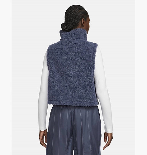 Nike Sportswear Women Swoosh Fleece Vest - Thunder Blue/White
