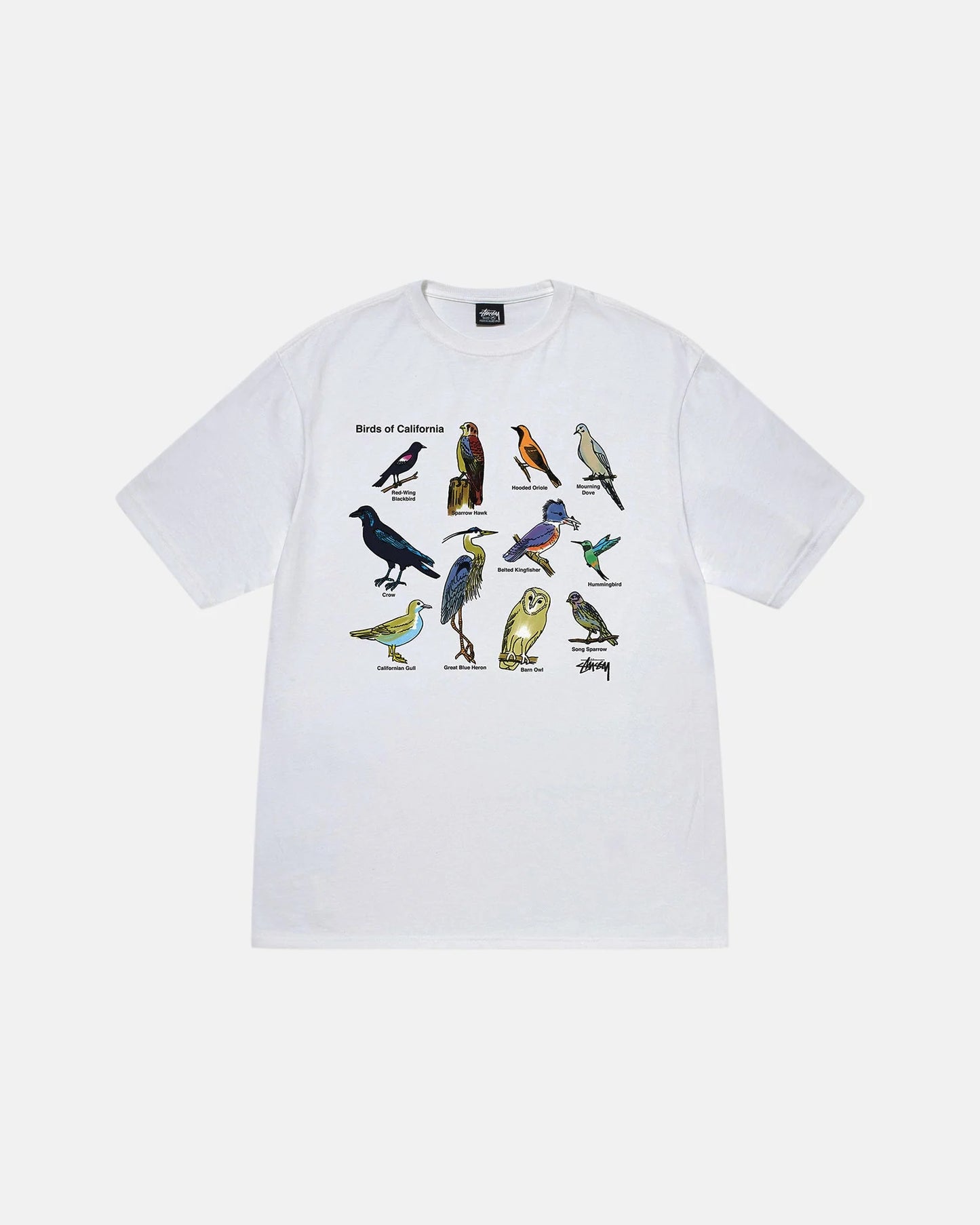 Stussy California Birds Tee White