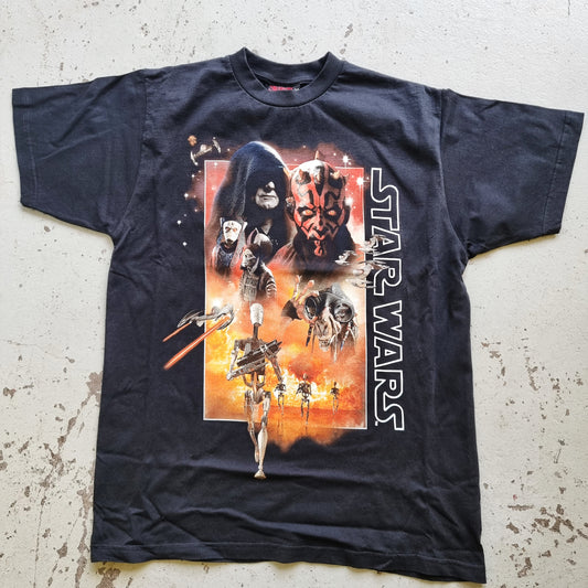 Vintage Star Wars Tee Darth Maul Black