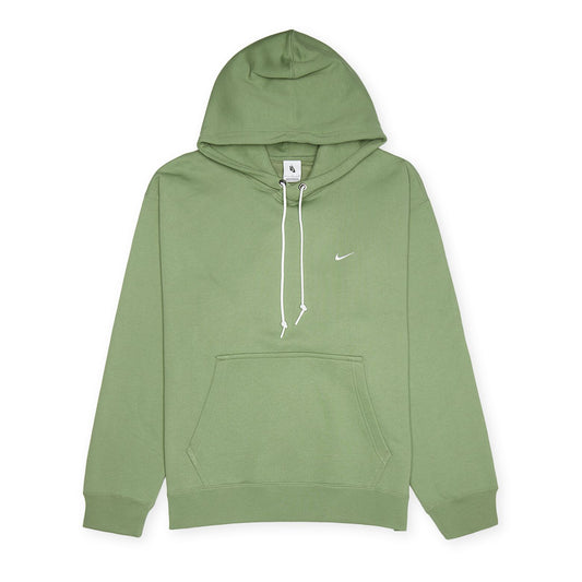 Nike Solo Swoosh Fleece Hoodie Oil Green