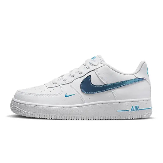 Nike Air Force 1 Low GS White Iridescent Blue
