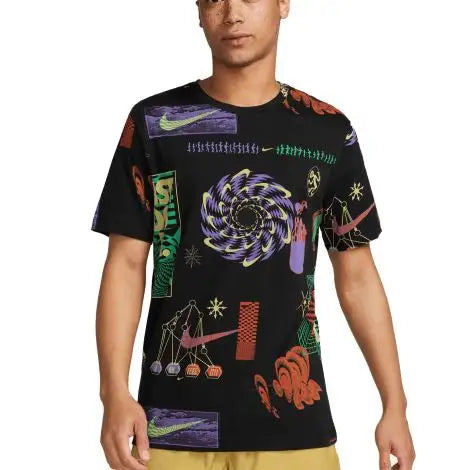 Nike Men's T-Shirt Festival Aop Black