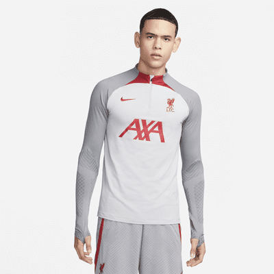 Liverpool F.C. Strike Men's Nike Dri-FIT Football Drill Top Wolf Grey