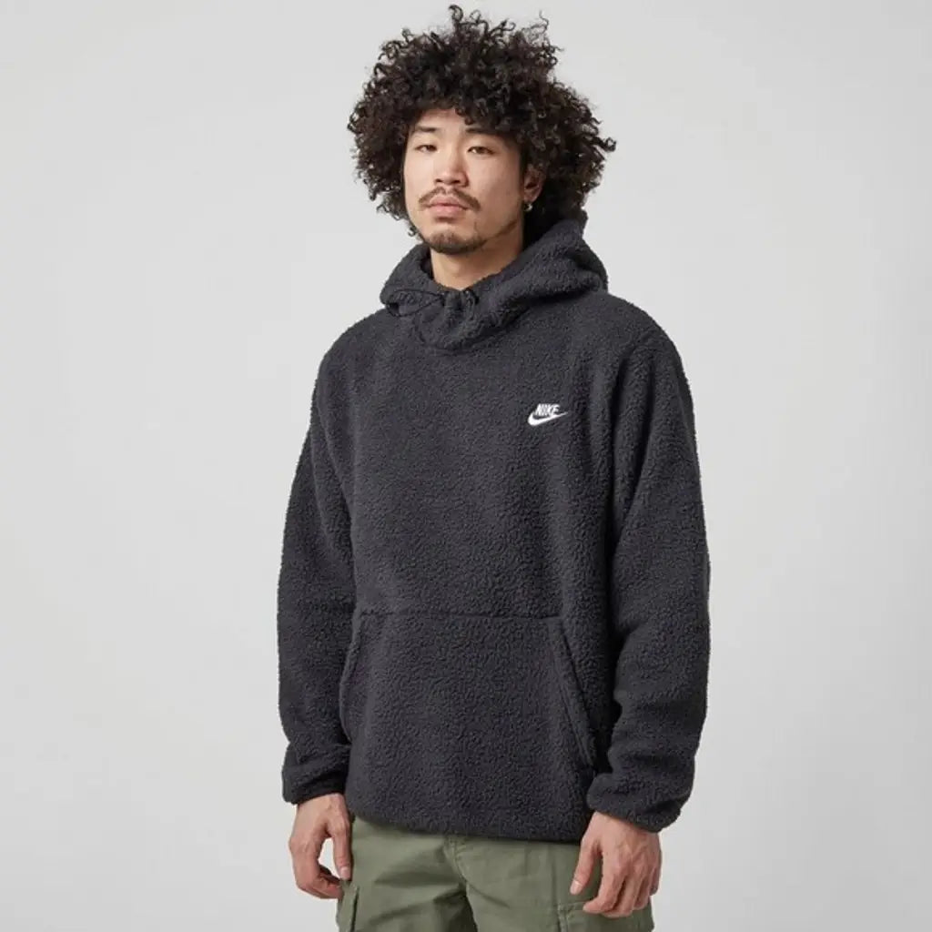 Nike Sherpa Overhead Hoodie Black