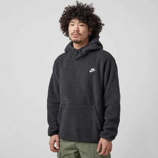 Nike Sherpa Overhead Hoodie Black