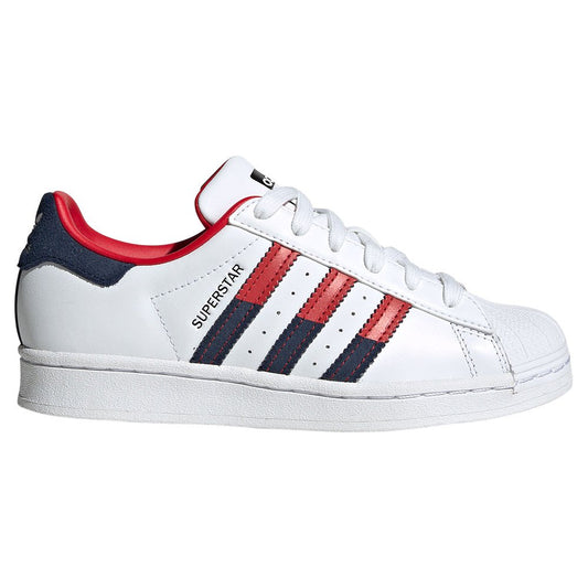 Adidas Superstar White Better Scarlet Night Indigo