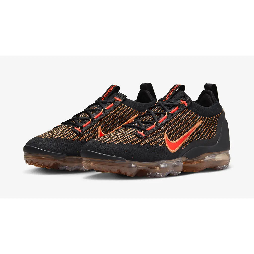 Nike Vapormax Flyknit 2021 Black Orange