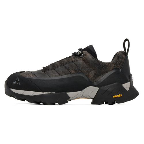 ROA Katarina Black Suede Hiking Sneakers