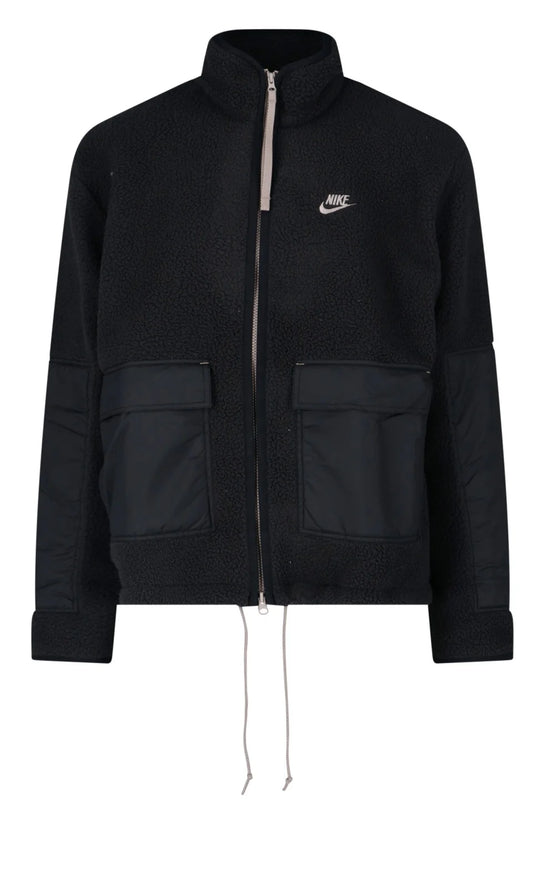 Nike Sportswear Essentials Sherpa Fleece Jacket Black